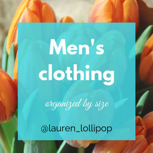 Men's Clothing - scroll throughmy closet!